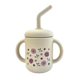 Summerville Mugg med sugrör silikon